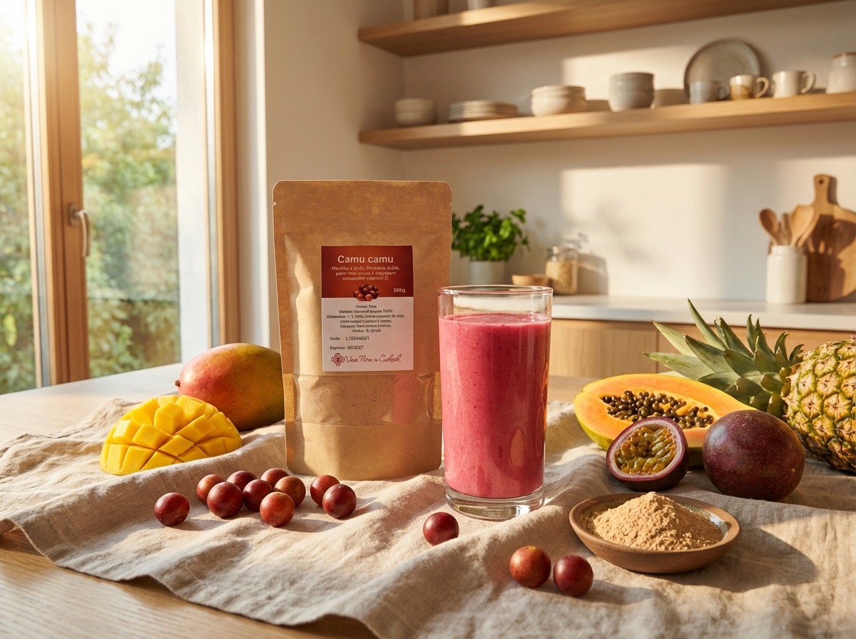Camu Camu bio prášok smoothie