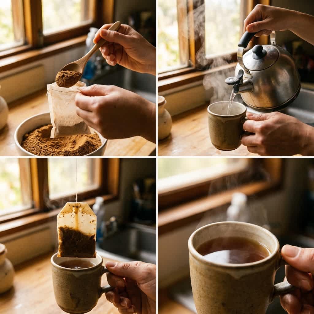 Vilcacora Mačaí Pazúr čaj príprava v sáčku